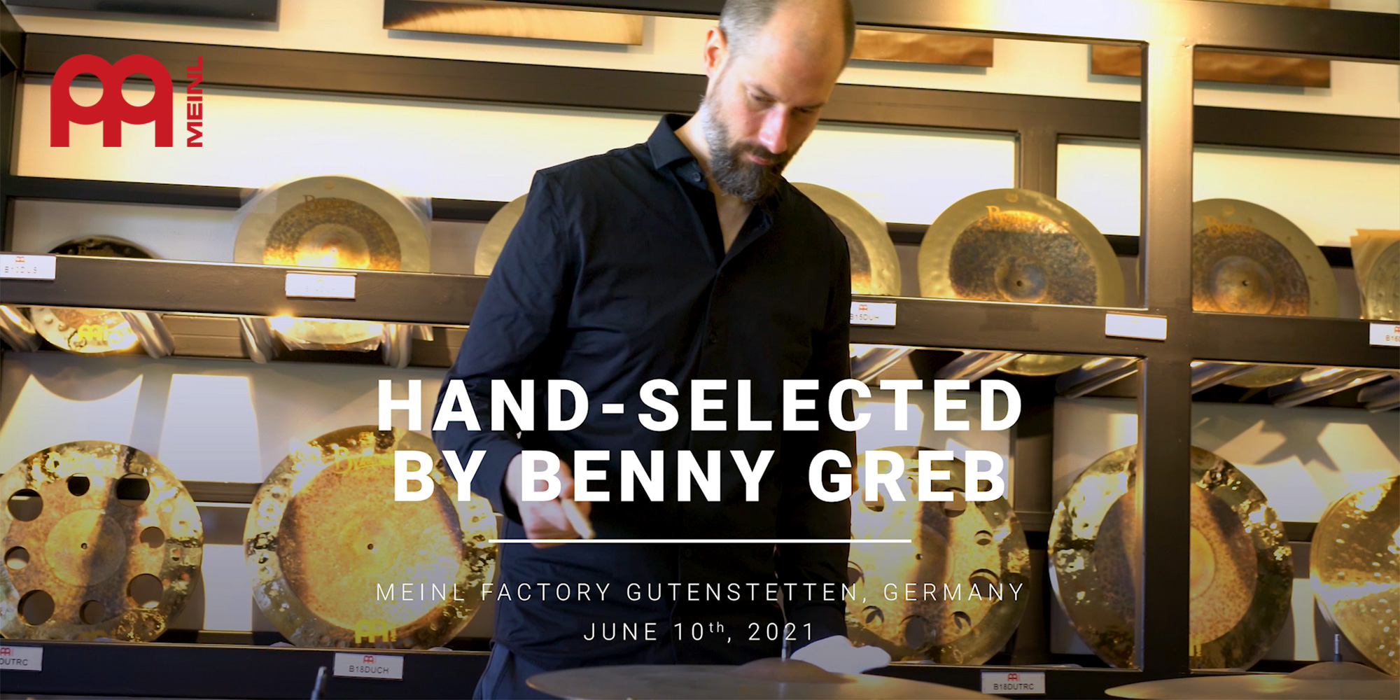 【国内４セット限定】MEINL CYMBAL SETS HAND SELECTED BY BENNY GREB