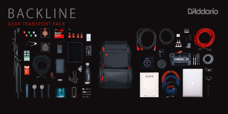 D’Addario新製品 Backline Gear Transport Pack