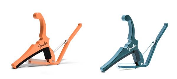 Kyser新製品 Fender® Capo Pacific Peach & Sherwood Green