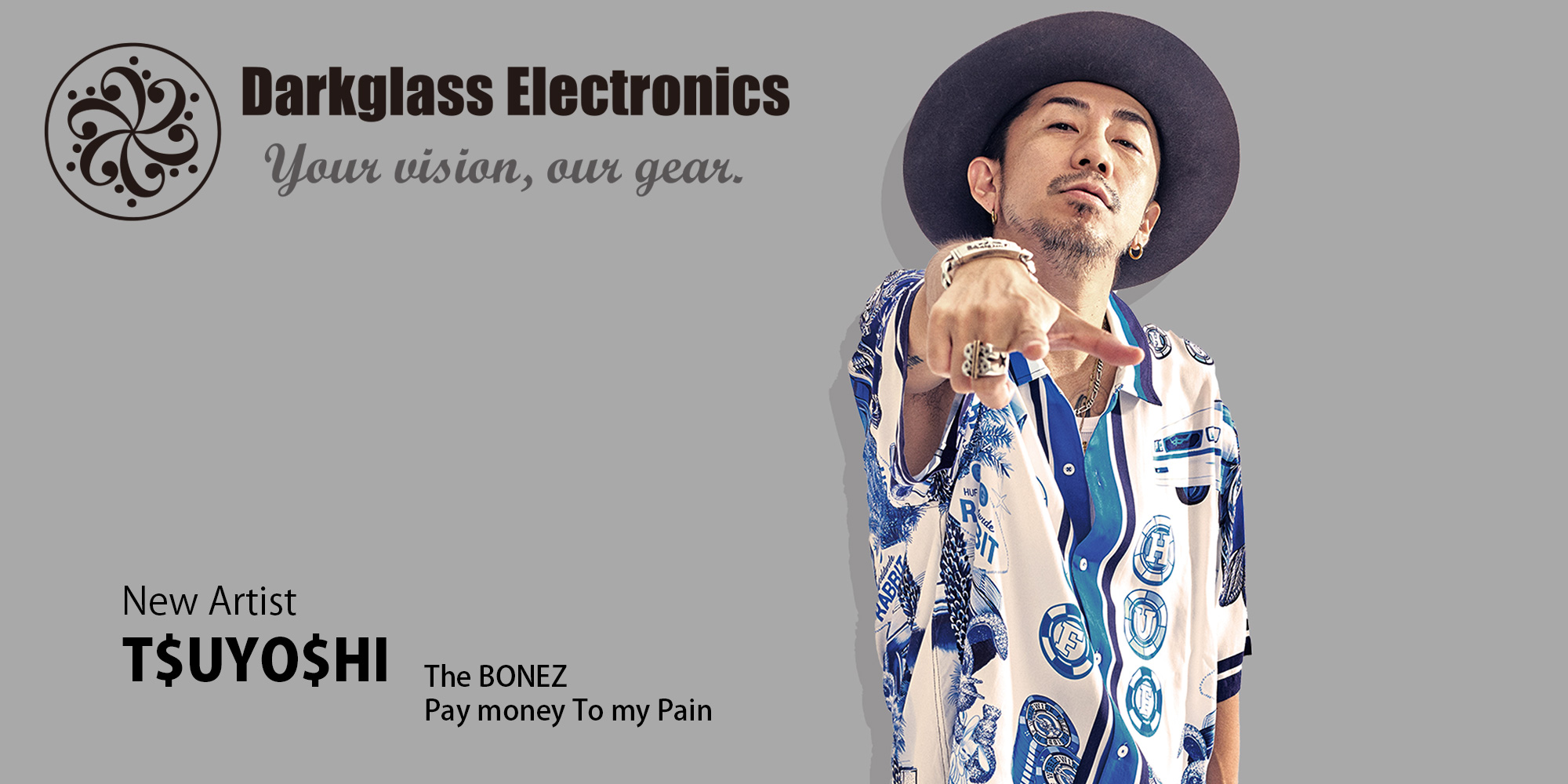 The BONEZのベーシストT$UYO$HIさんが Darkglass アーティストに加わりました！