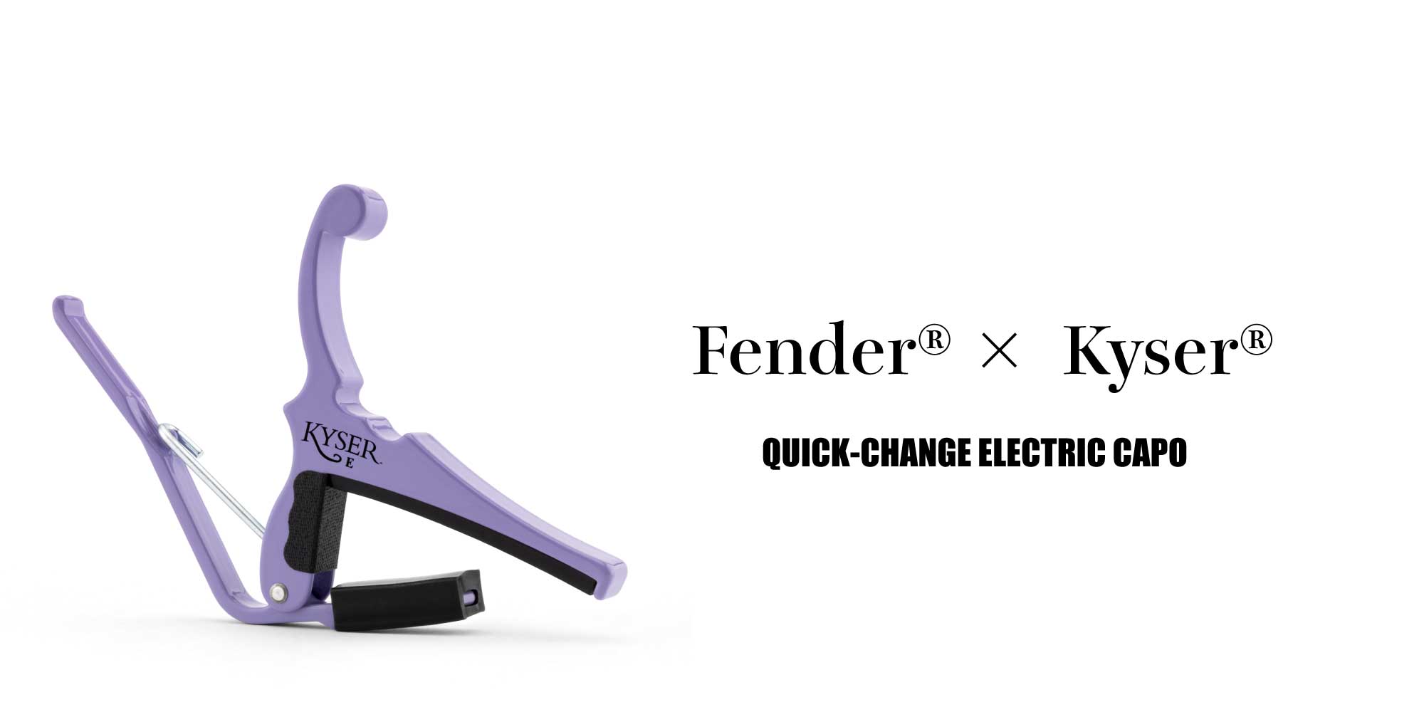 Fender® x Kyser® Electric Guitar Capo に新色が登場