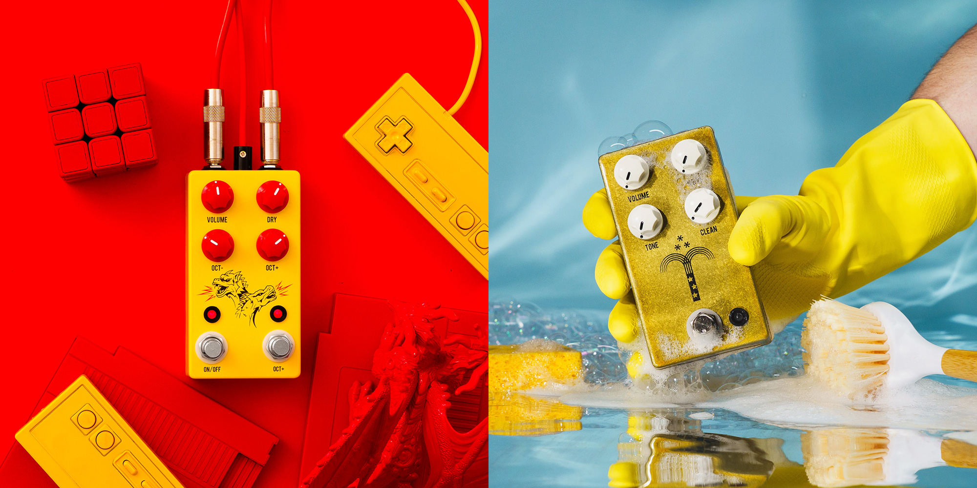 JHS Pedals 新製品 MORNING GLORY CLEAN / DOUBLE DRAGON