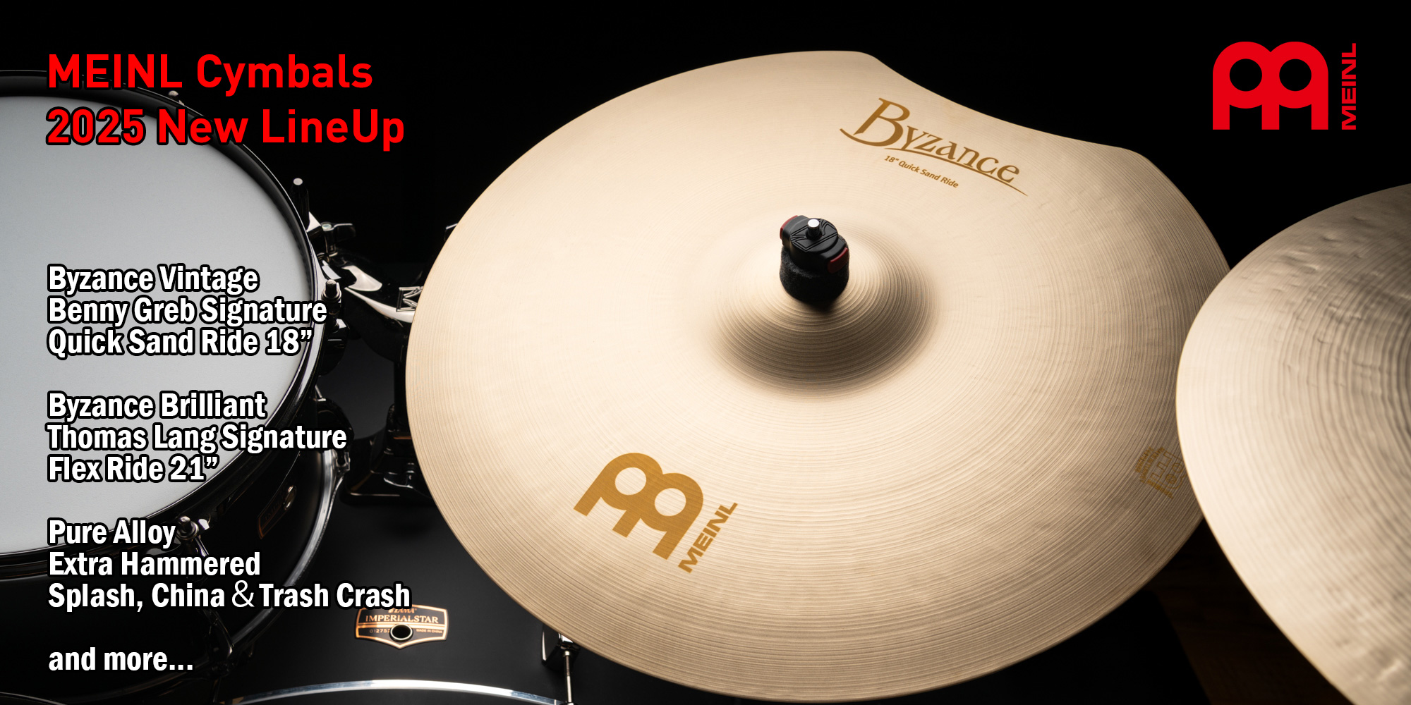 MEINL Cymbals 2025 新製品のご案内