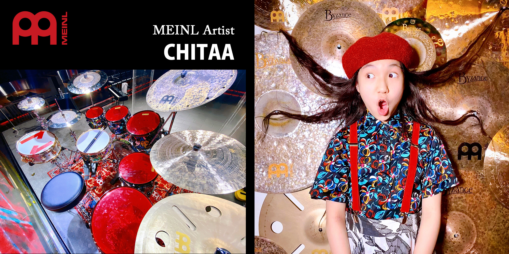 CHITAAさんが新たに MEINL ファミリーになりました！