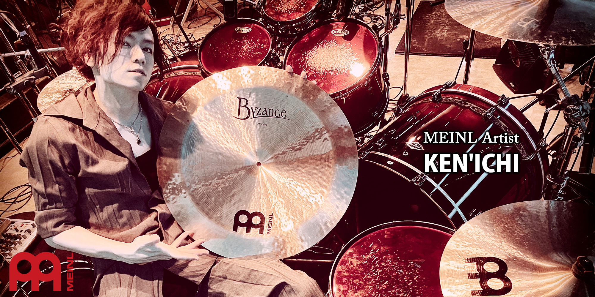 KEN’ICHI さんが新たに MEINL ファミリーになりました！