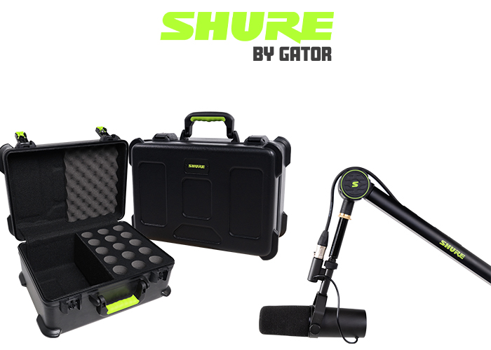 SHURE BY GATOR マイクアクセサリーが国内発売開始！