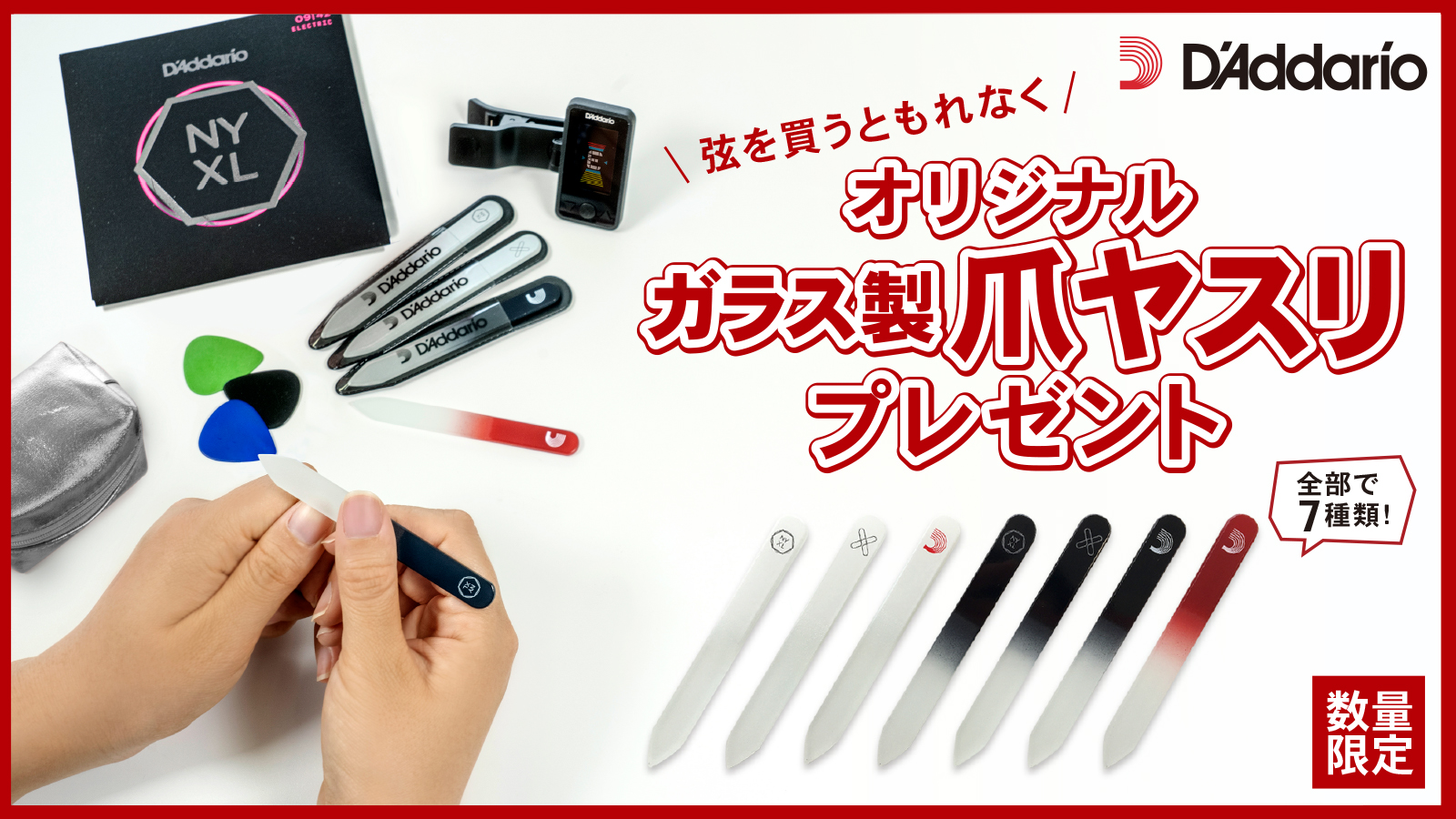 【D’Addario】 2020サマーキャンペーン開始のご案内